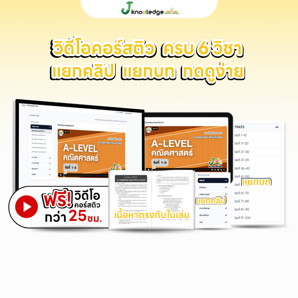หนังสือ แนวข้อสอบเสมือนจริง ครู ครุศาสตร์ + คอร์สติวเฉลยข้อสอบ 25 ชม. 3