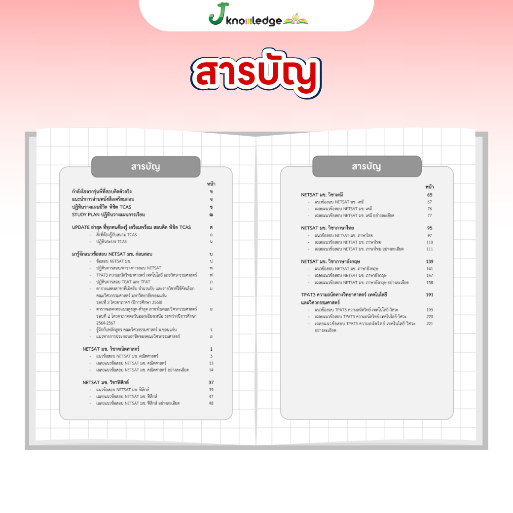 หนังสือ NETSAT สายวิศวะ + คอร์สติวเฉลยละเอียด 20 ชั่วโมง 3