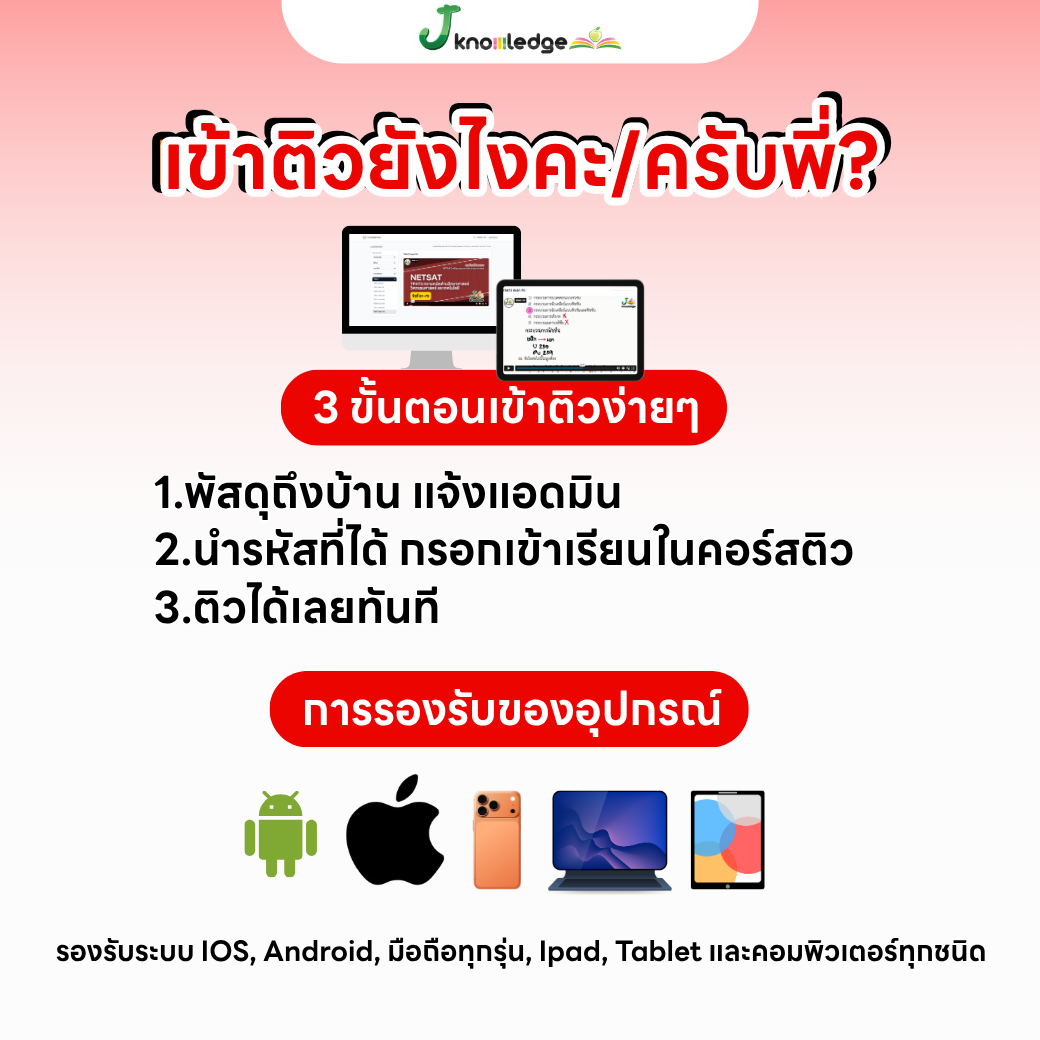หนังสือ NETSAT สายวิศวะ + คอร์สติวเฉลยละเอียด 20 ชั่วโมง 11